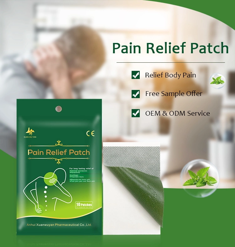 Basic Customization New Product Disposable Non-Woven Fabric Pain Relief Patch for Neck